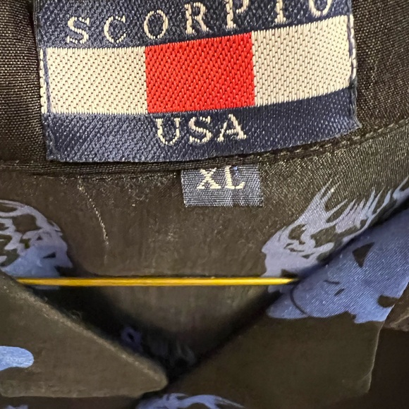 Scorpio USA Men’s XL Skull and Flames Shirt - Picture 11 of 12